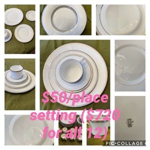 12 Lenox place settings; Murray Hill pattern